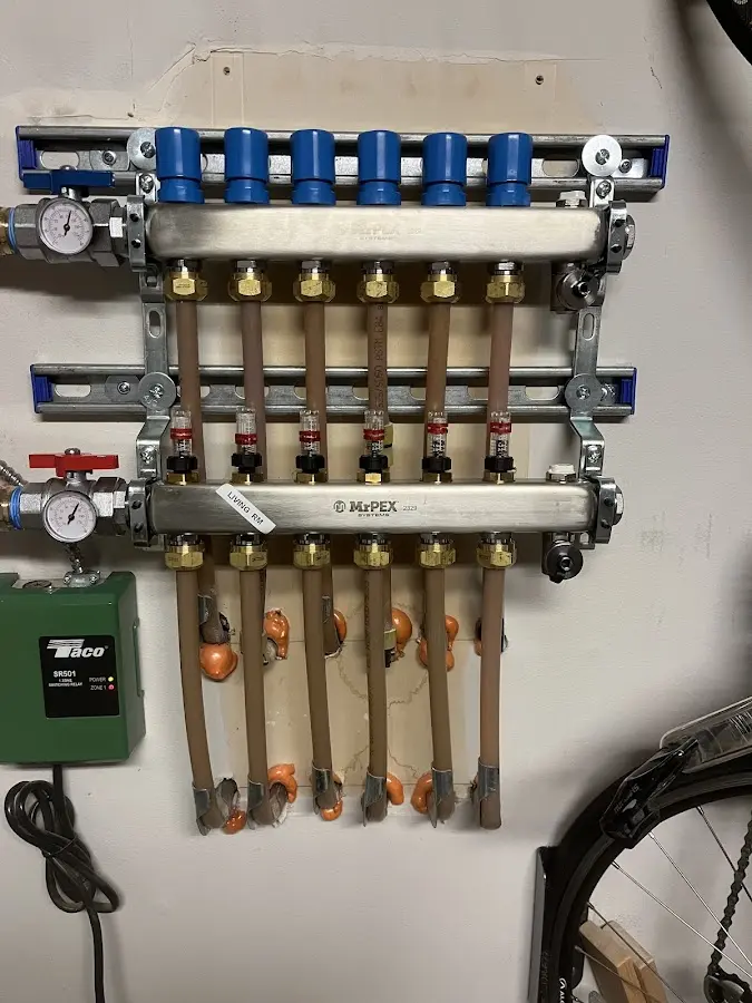 Plumber performing Gas Leak Detection at a residential property in Southampton